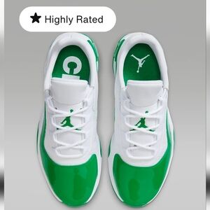 Air Jordan 11 CMFT Low White LUCKY GREEN